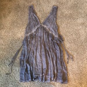 purple bohemian dress